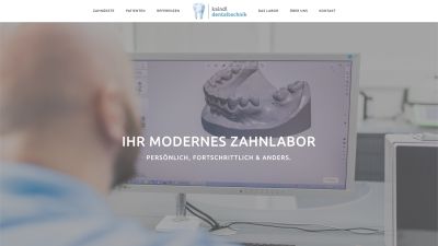 Screenshot: kaindl-dentaltechnik.de