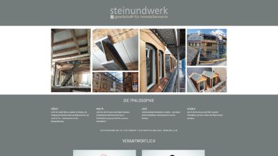 Screenshot: steinundwerk.de