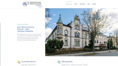 Screenshot: zahnarzt-hormuth-bamberg.de