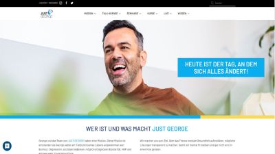 Screenshot: justgeorge.com